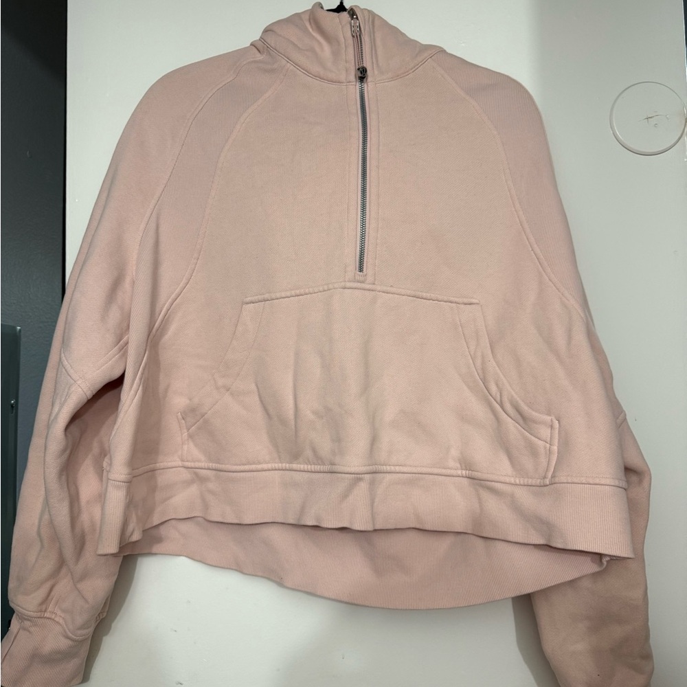 Lululemon Pink Half-Zip Scuba